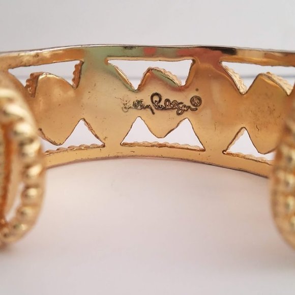 Lilly Pulitzer Turquoise Coral Cuff Bracelet - Picture 3 of 8